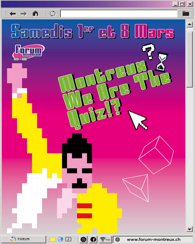 Samedi 1er mars – Participez au QUIZ et gagnez !!